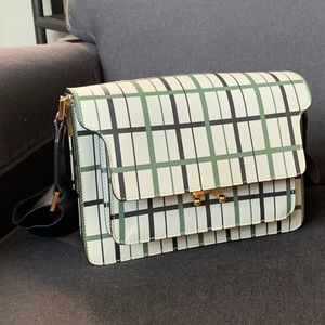Marni Trunk Bag with Check Pattern